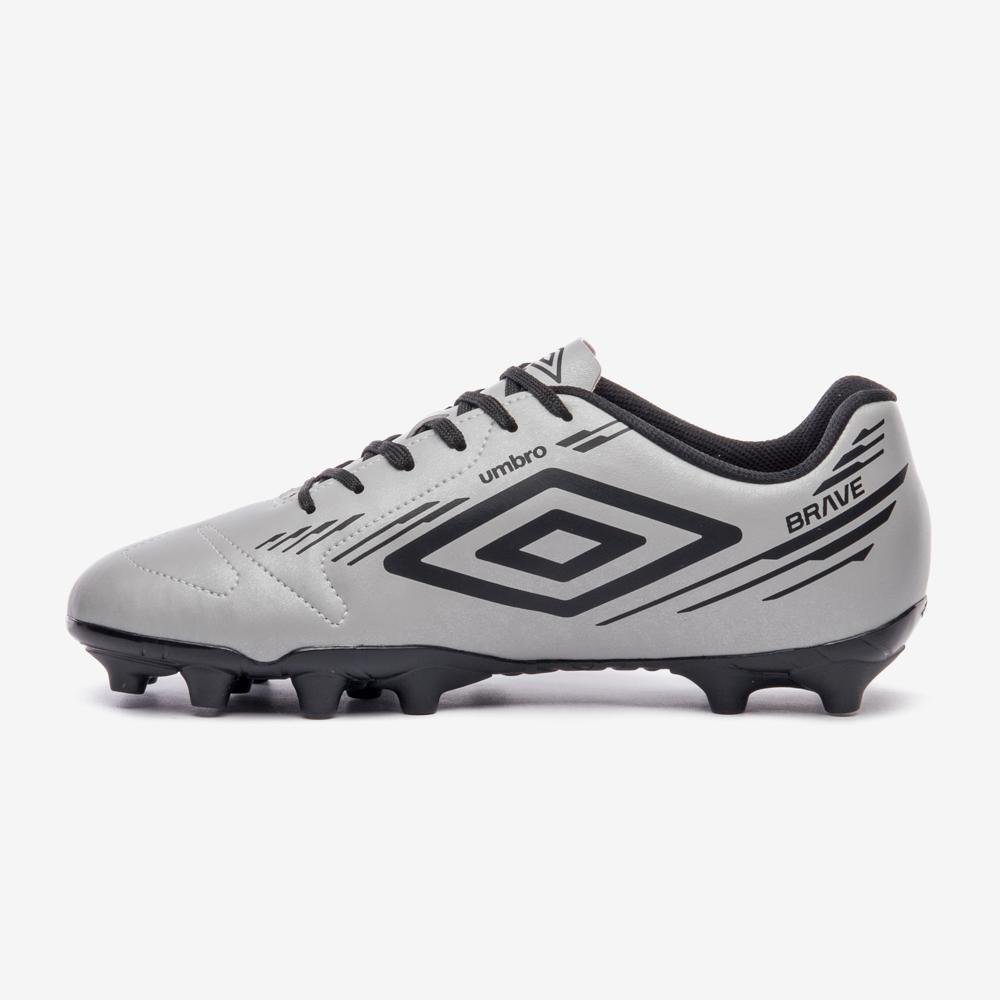 Chuteira Campo Umbro Brave Prata 2