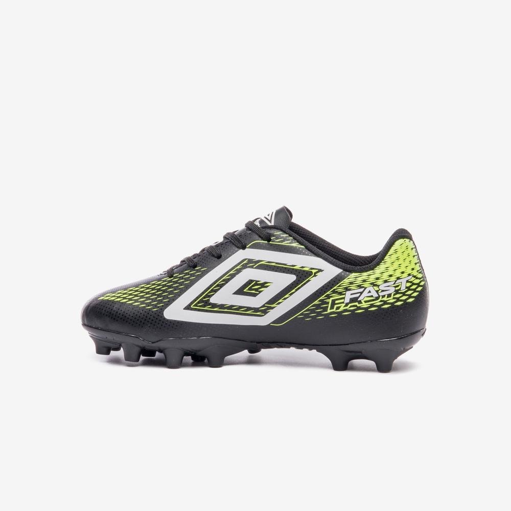 Chuteira Campo Umbro Fast II Jr Preto 2
