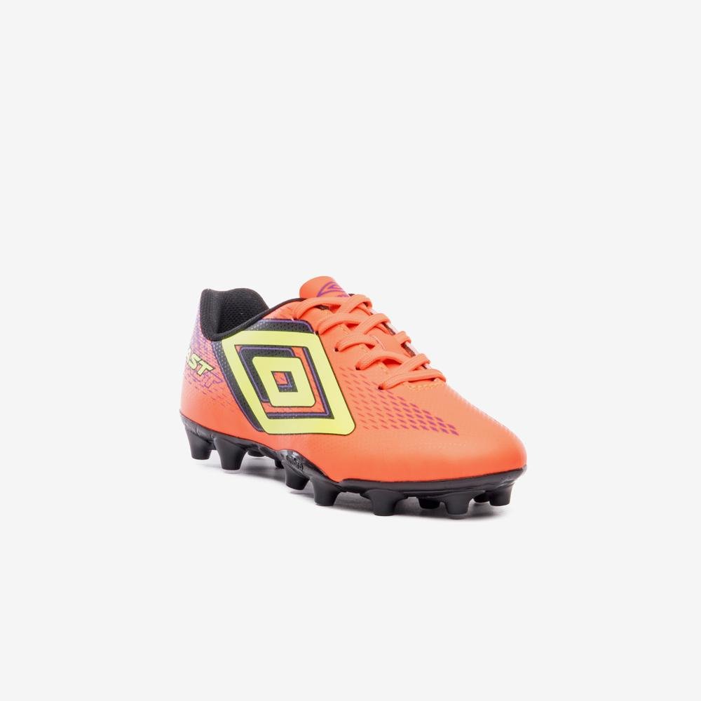 Chuteira Campo Umbro Fast II Jr Laranja 3