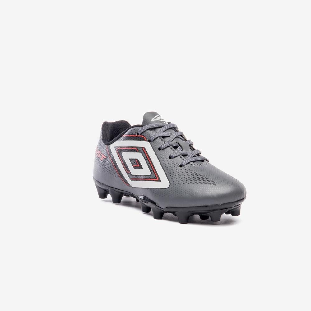 Chuteira Campo Umbro Fast II Jr Cinza 3