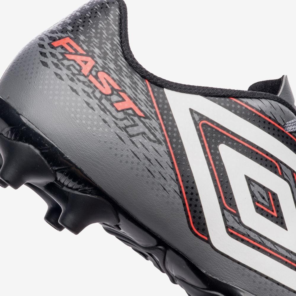 Chuteira Campo Umbro Fast II Jr Cinza 7