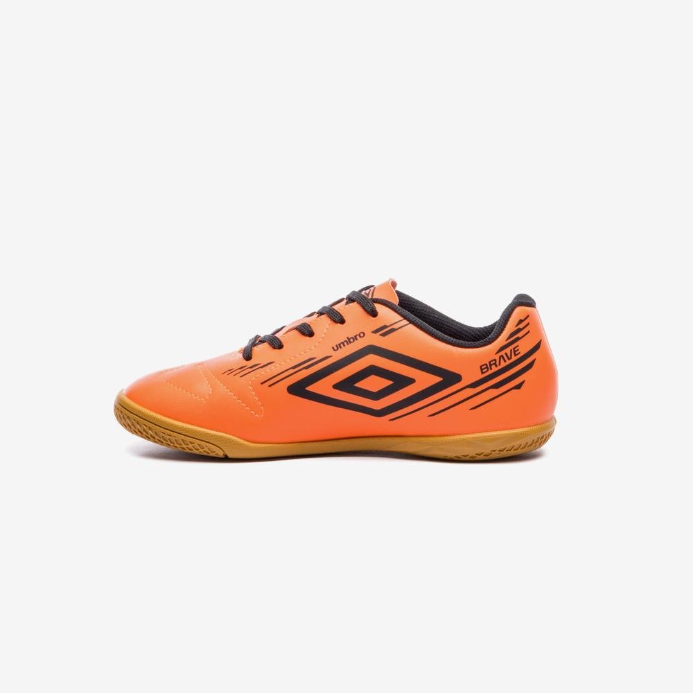 Chuteira Futsal Umbro Brave Jr Laranja 2