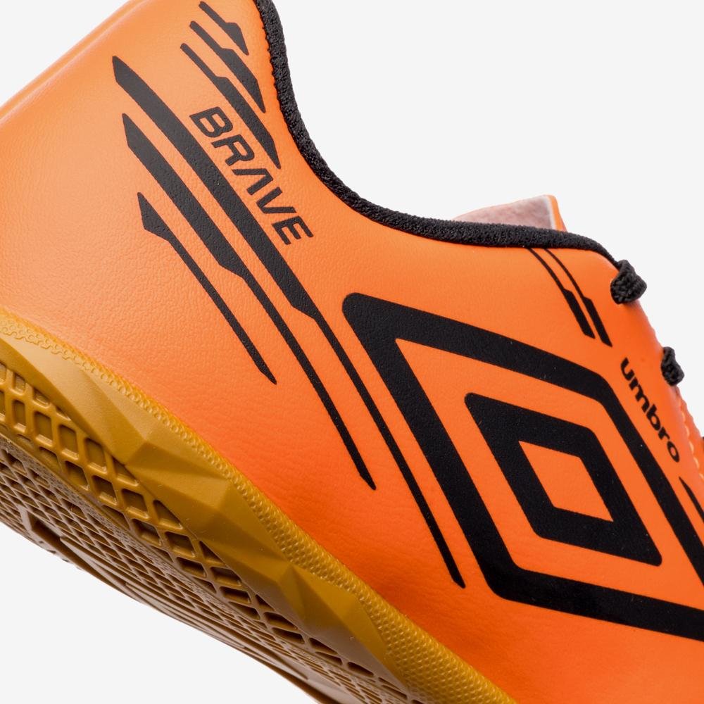 Chuteira Futsal Umbro Brave Jr Laranja 7