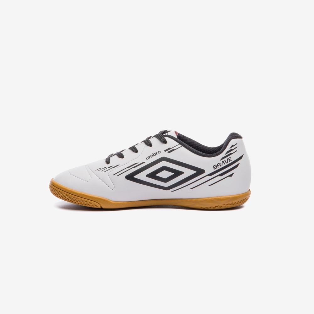 Chuteira Futsal Umbro Brave Jr Branco 2