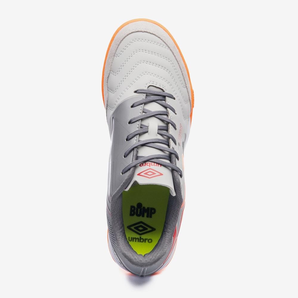 Chuteira Futsal Umbro Pro 5 Bump Club Cinza 4