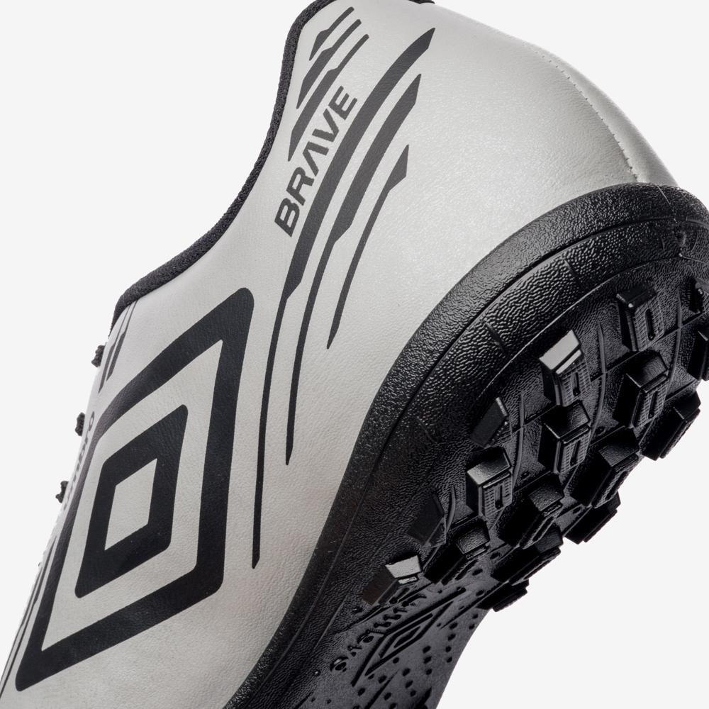 Chuteira Society Umbro Brave Cinza 8