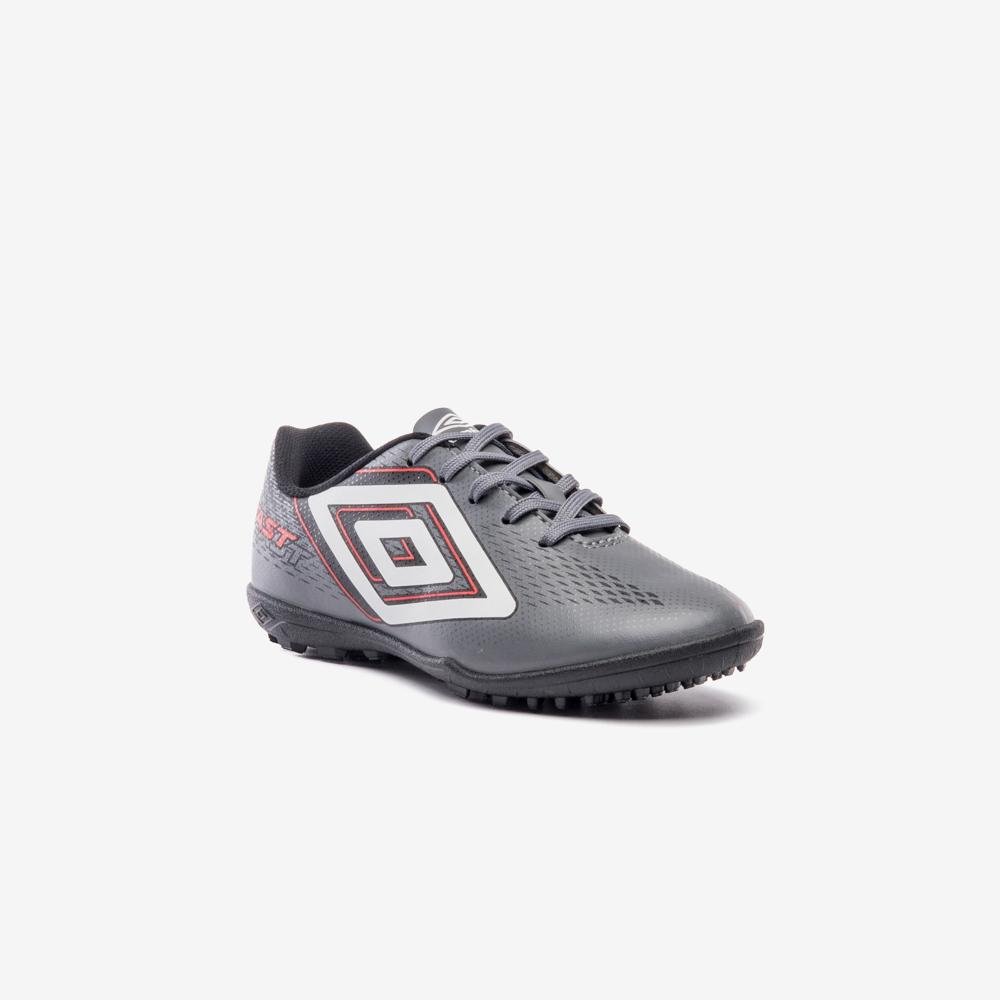 Chuteira Society Umbro Fast II Jr Cinza 3