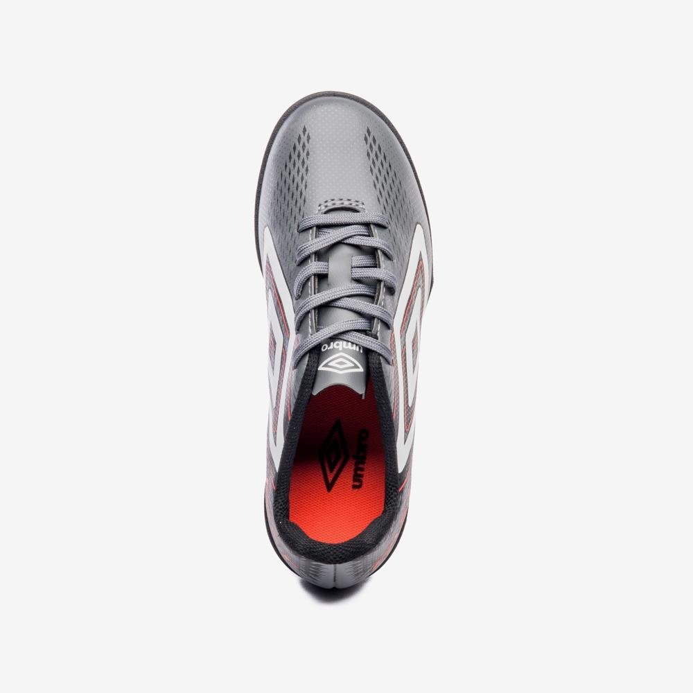 Chuteira Society Umbro Fast II Jr Cinza 4