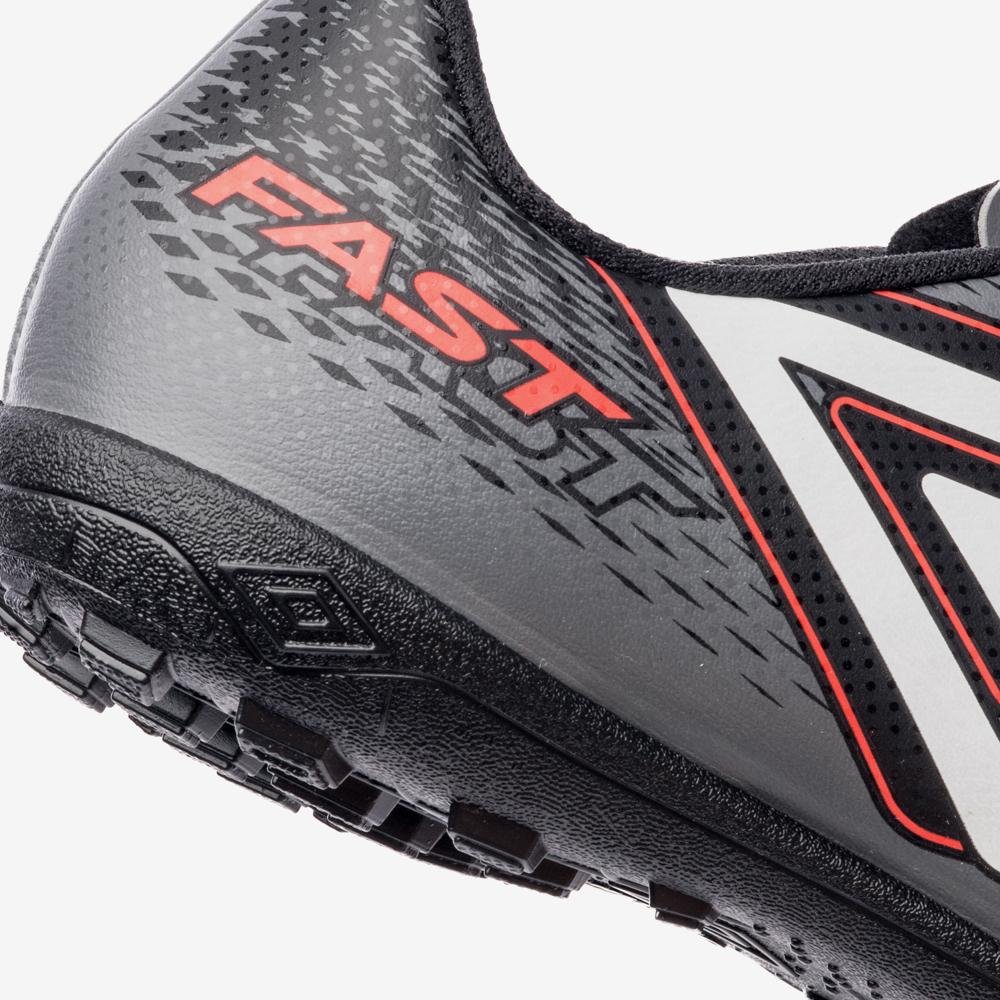 Chuteira Society Umbro Fast II Jr Cinza 7