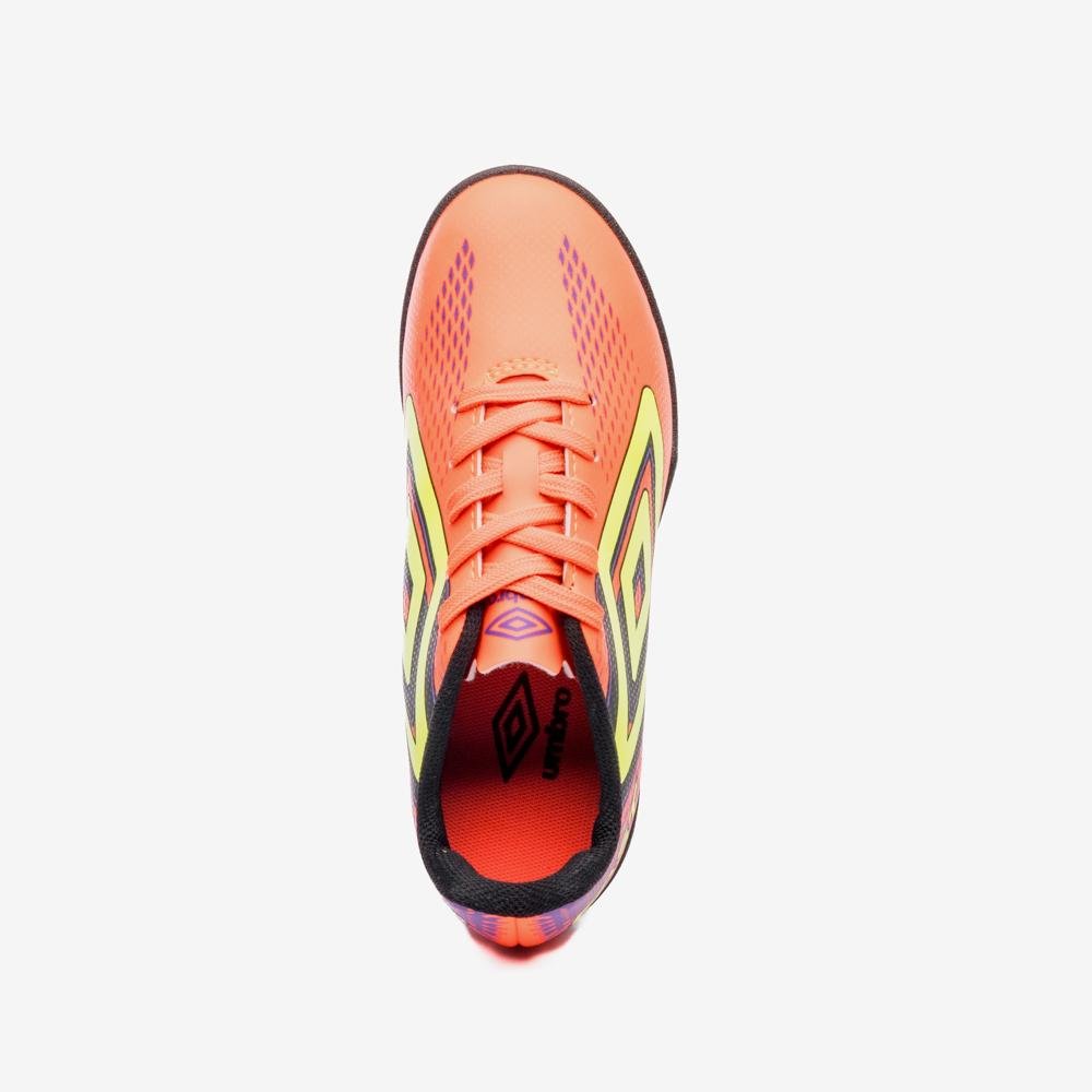 Chuteira Society Umbro Fast II Jr Laranja 4