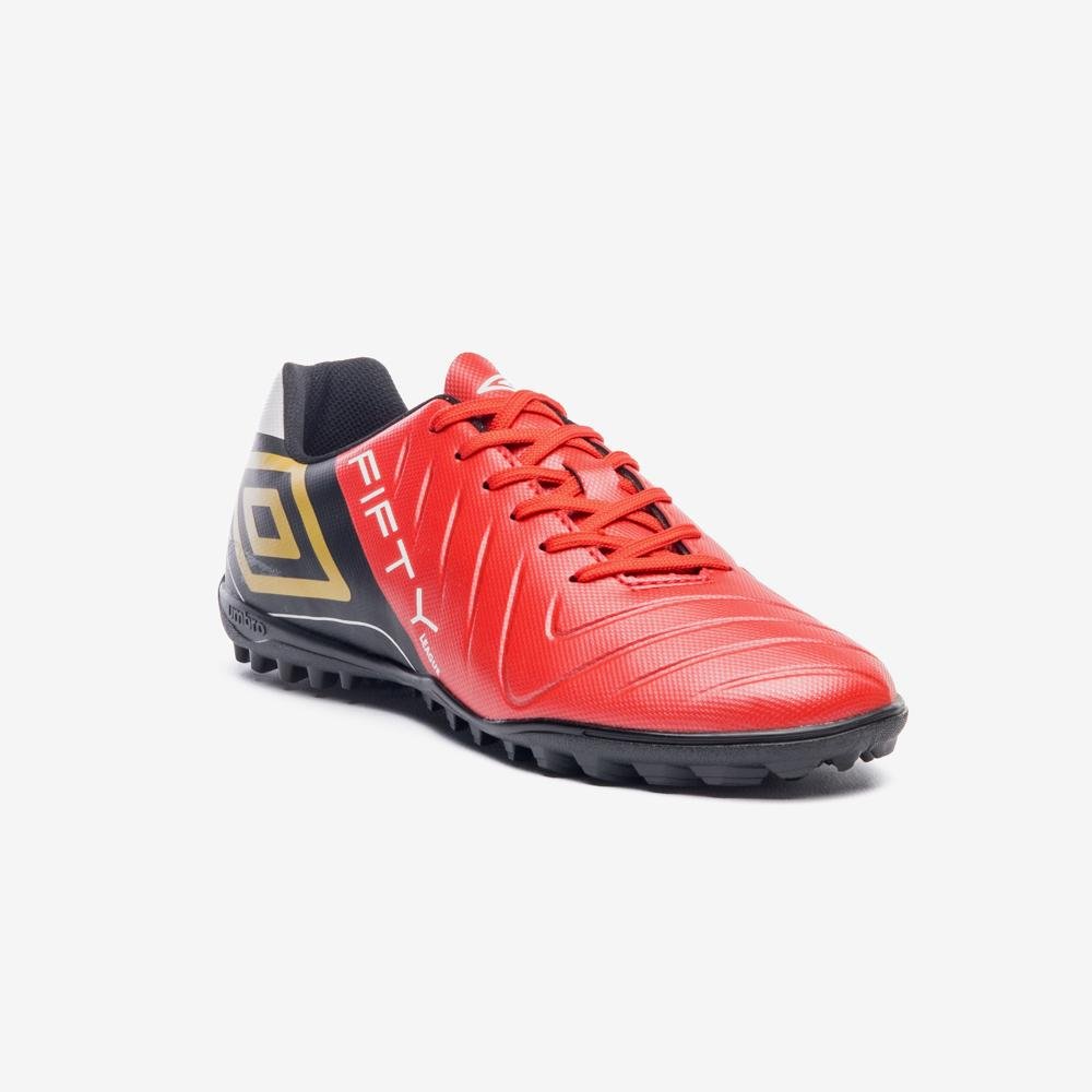 Chuteira Society Umbro Fifty Vi League Vermelho 3