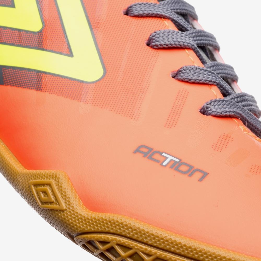 Chuteira Futsal Umbro Action Jr Laranja 7