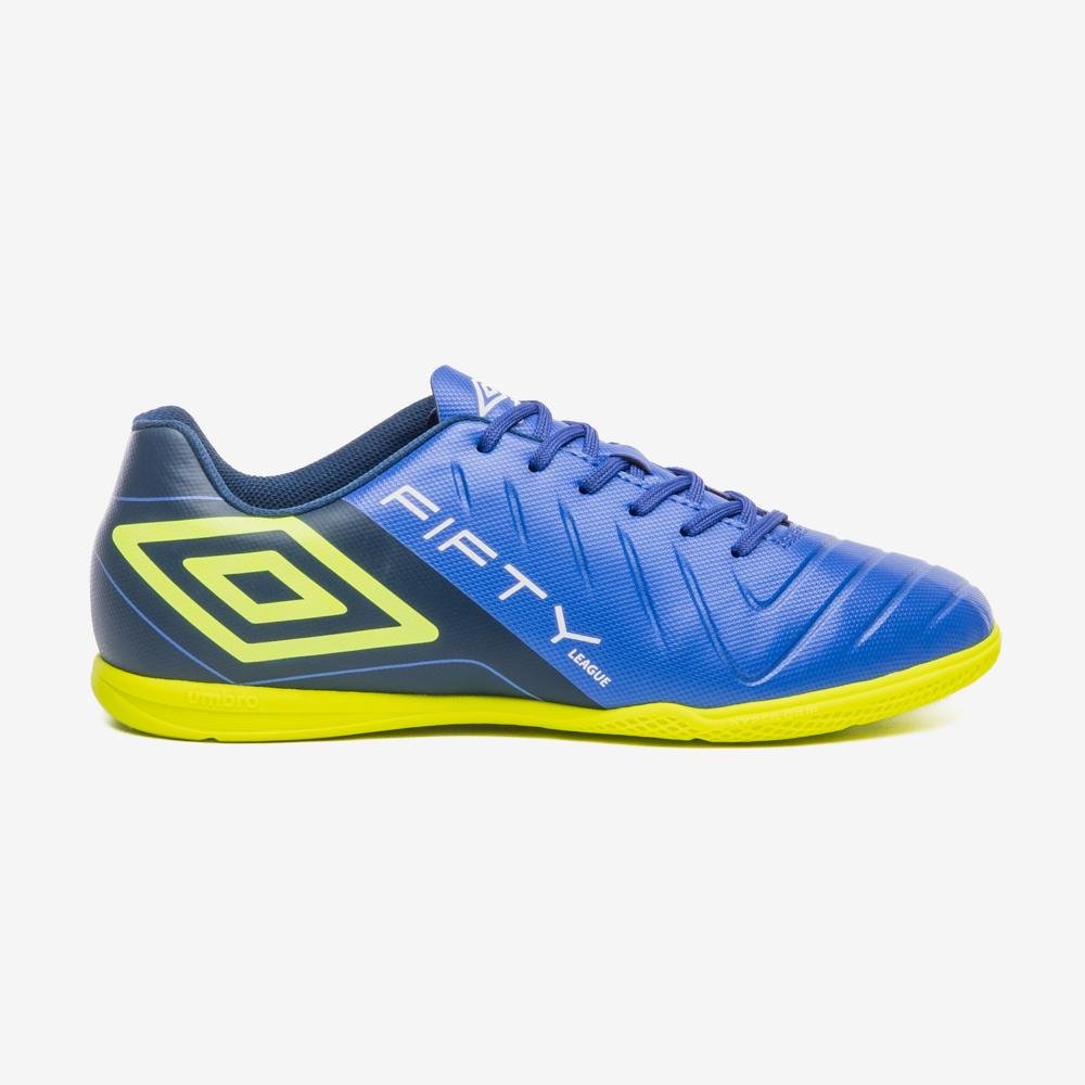 Chuteira Futsal Umbro Fifty Vi League Azul 1