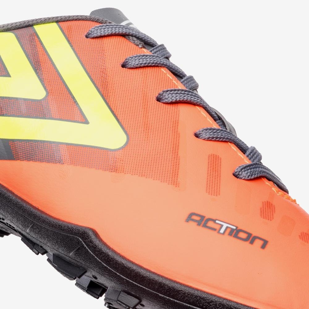 Chuteira Society Umbro Action Laranja 7