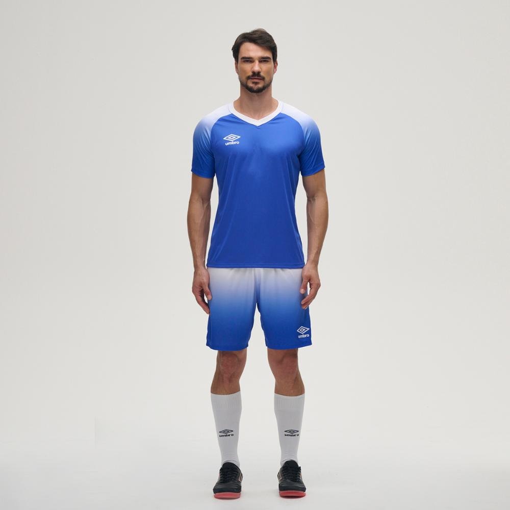 Calção Masculino Umbro Baller Ii Azul/Branco 5