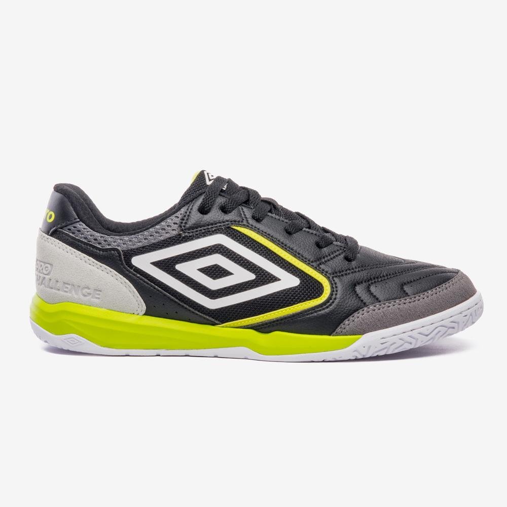 Chuteira Futsal Umbro Neo Comfort Unisssex Preto Laranja Preto/Laranja
