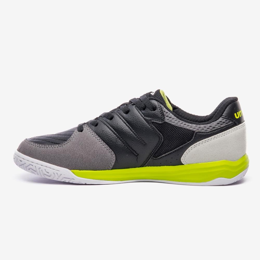 Chuteira Futsal Umbro Pro Challenge Uptake Preto/Branco/Amarelo 2