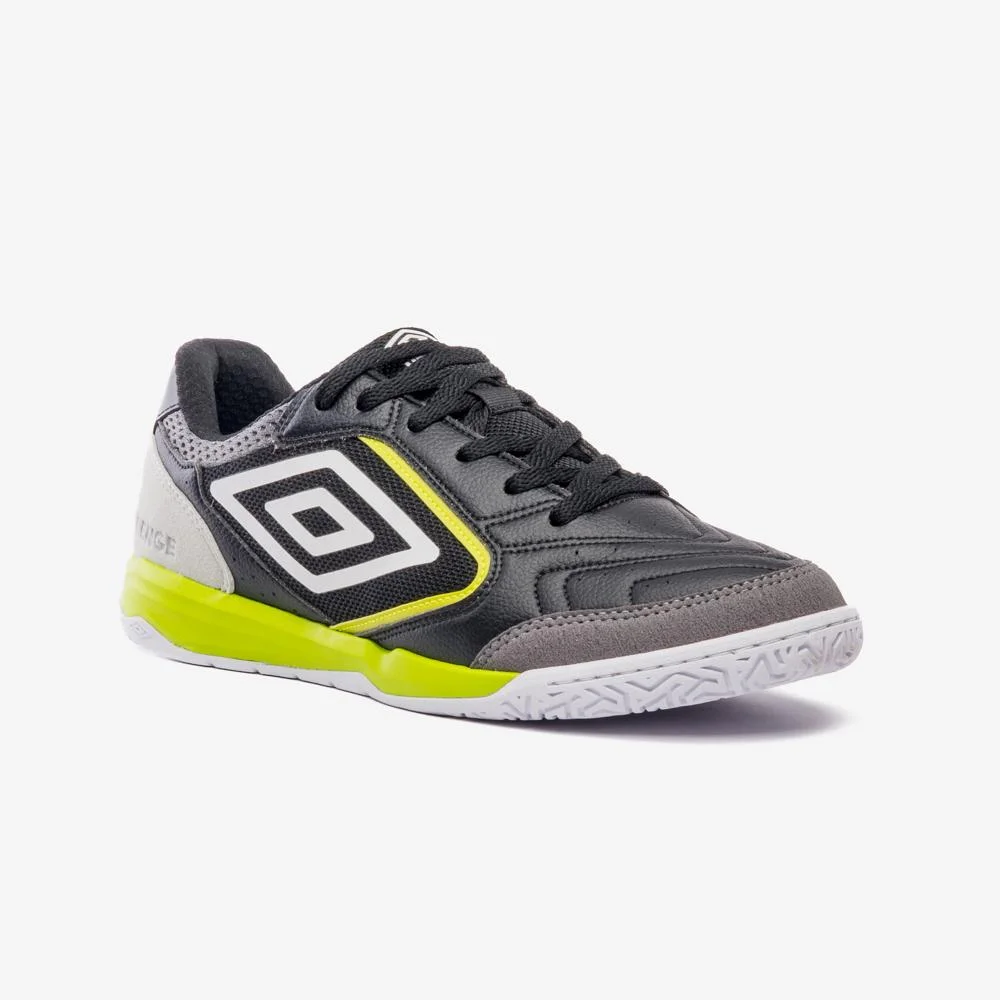 Chuteira Futsal Umbro Pro Challenge Uptake Preto/Branco/Amarelo 3