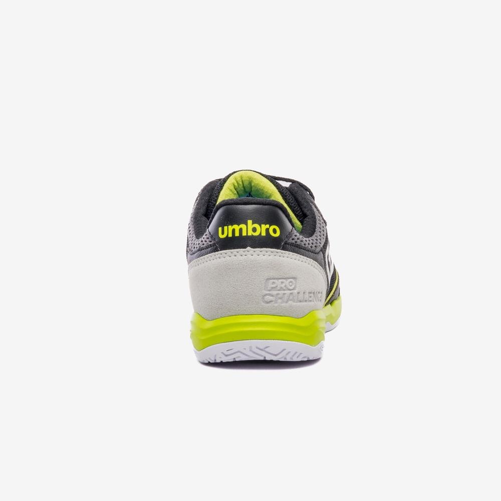 Chuteira Futsal Umbro Pro Challenge Uptake Preto/Branco/Amarelo 6