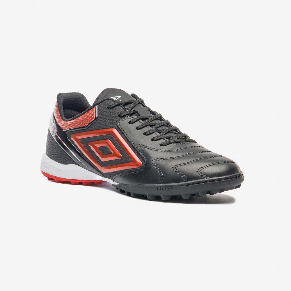 Chuteira Society Umbro Adamant Master Class Premier Cinza/Laranja 3