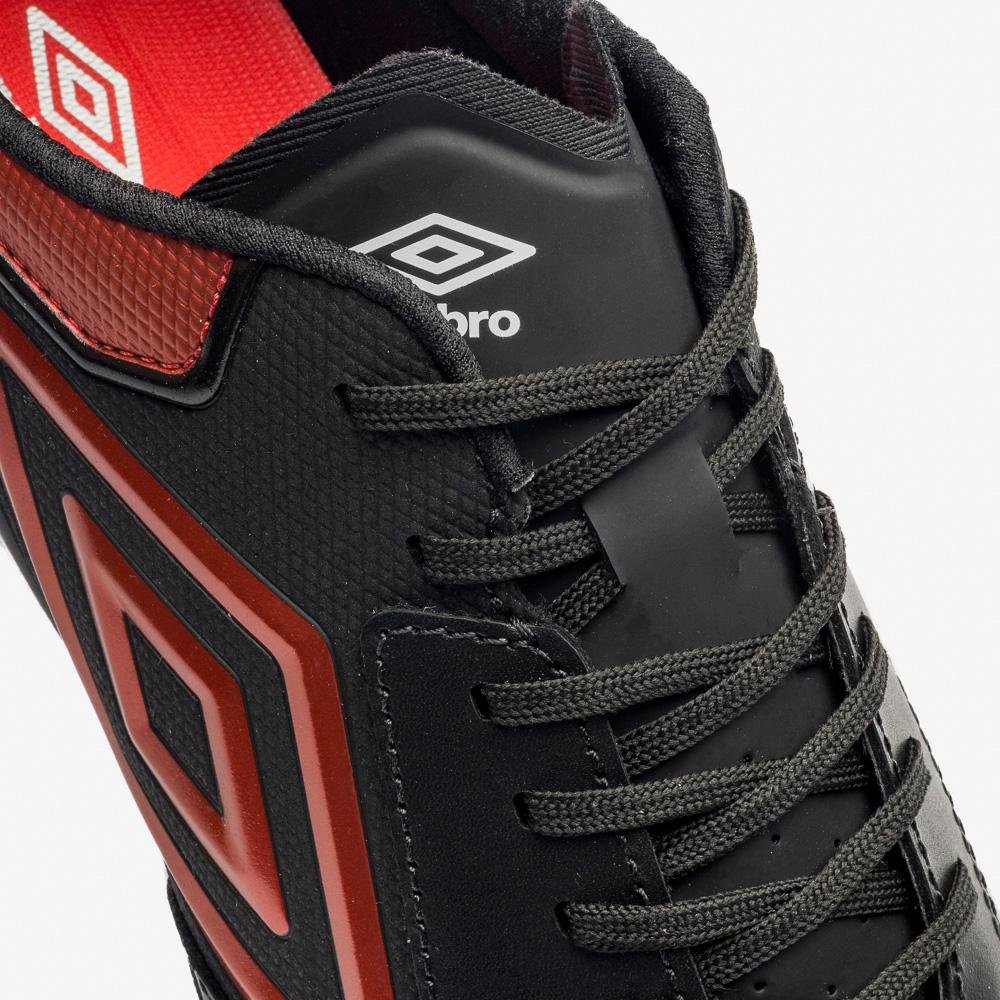 Chuteira Society Umbro Adamant Master Class Premier Cinza/Laranja 8