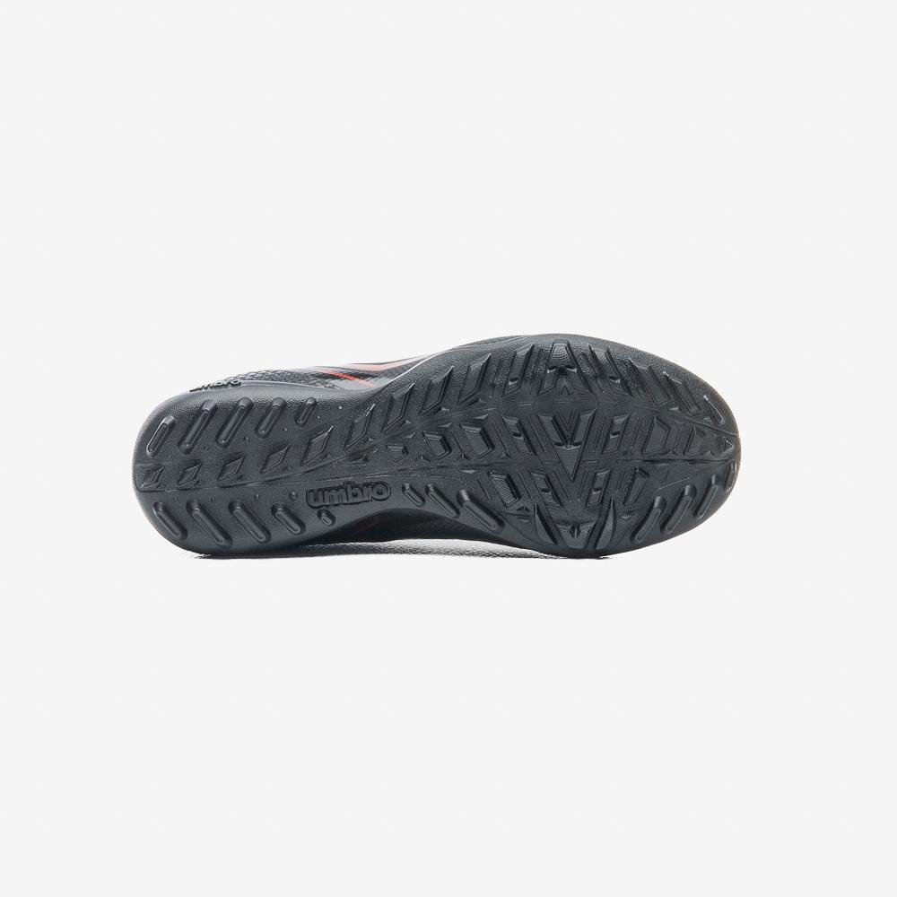 Chuteira Society Umbro Adamant Top Speed Jr Cinza/Laranja 5