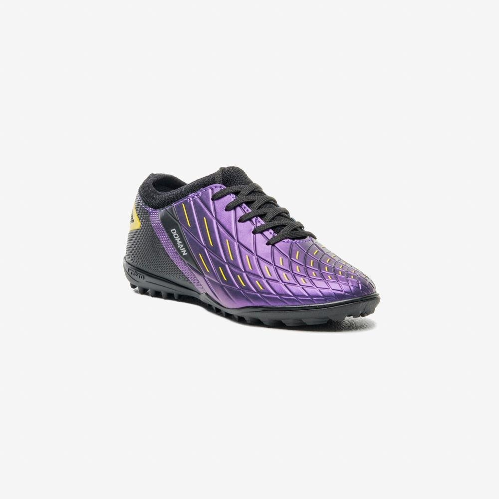 Chuteira Society Umbro Domain Jr Roxo/Preto 3