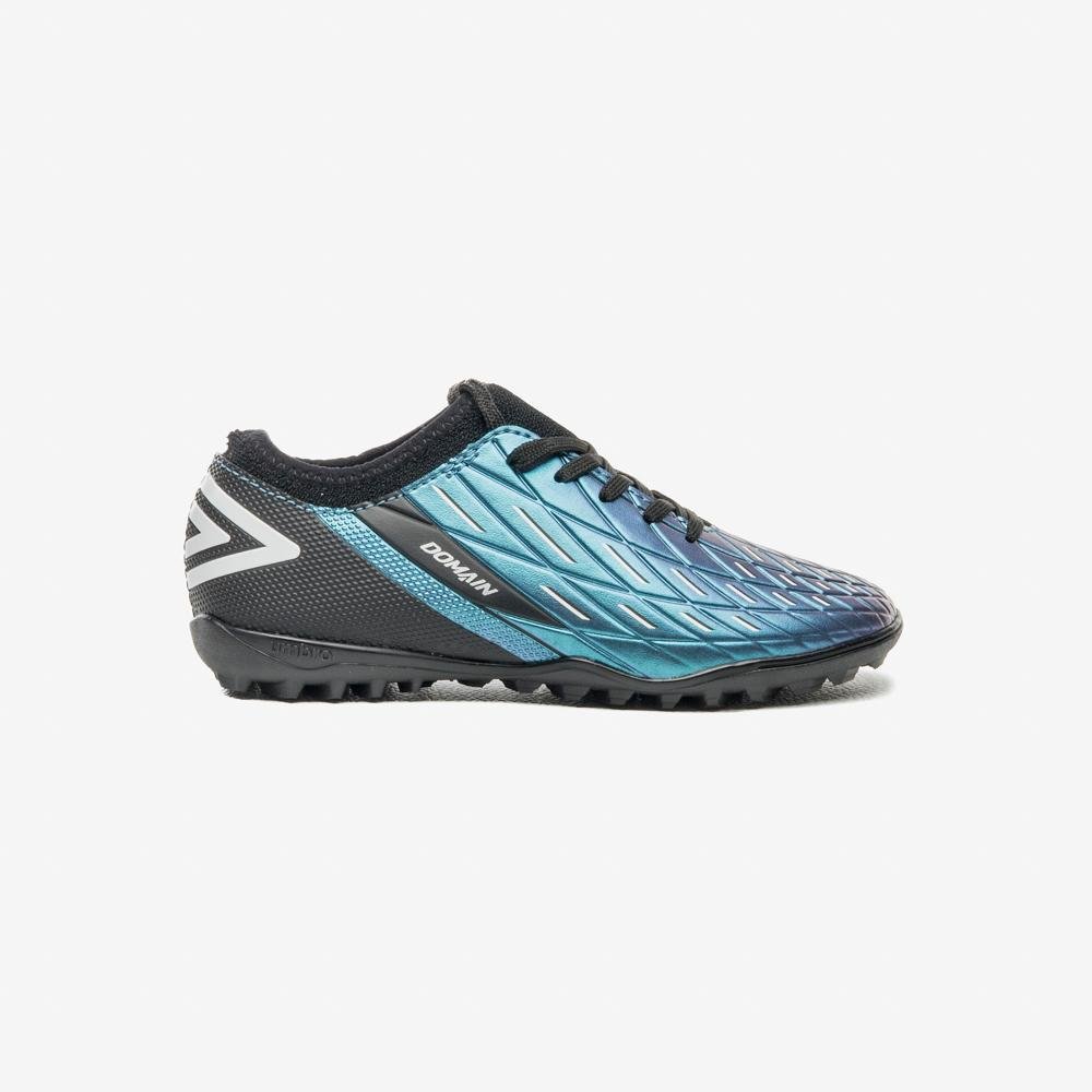 Chuteira Society Umbro Domain Jr Azul/Preto 1