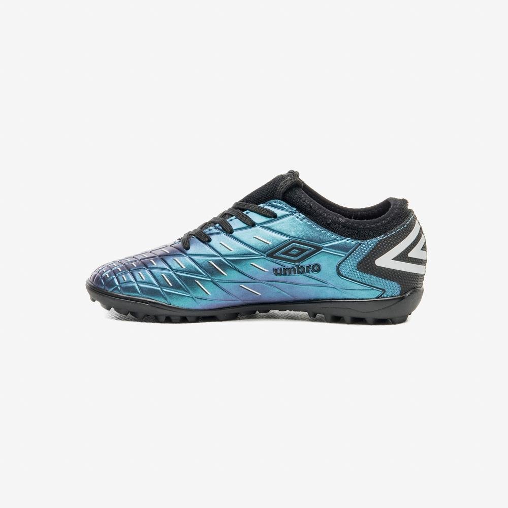 Chuteira Society Umbro Domain Jr Azul/Preto 2