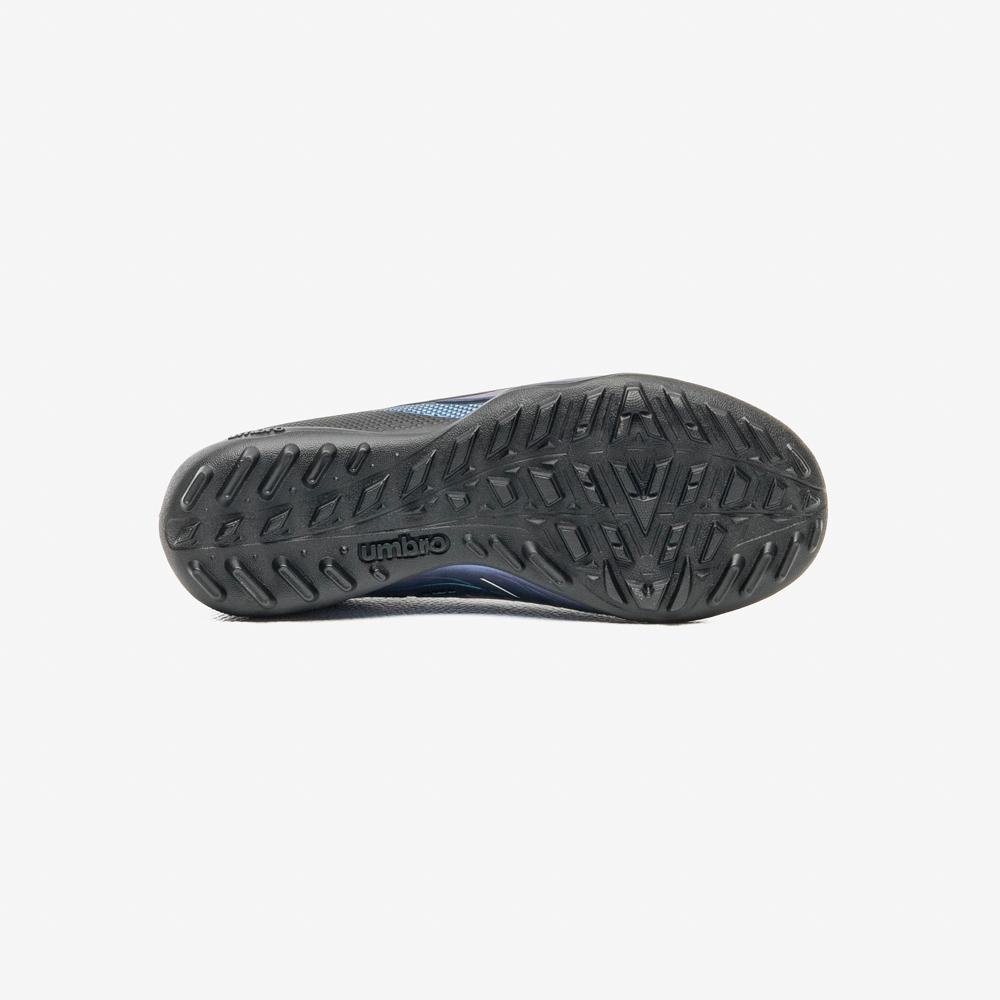 Chuteira Society Umbro Domain Jr Azul/Preto 5
