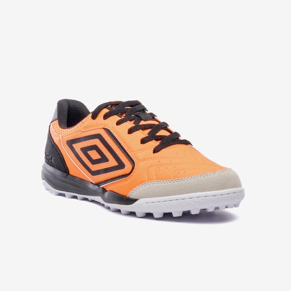Chuteira Society Umbro Pro Challenge Uptake Laranja/Preto 3