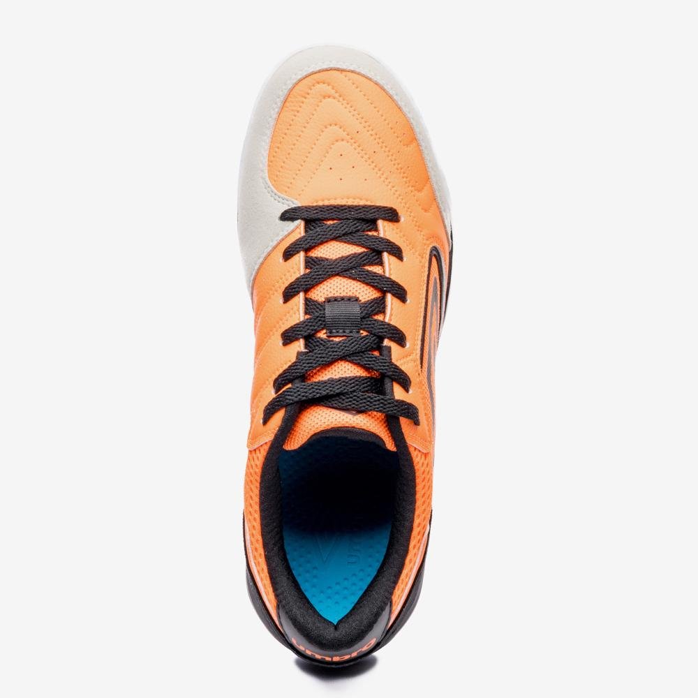 Chuteira Society Umbro Pro Challenge Uptake Laranja/Preto 4