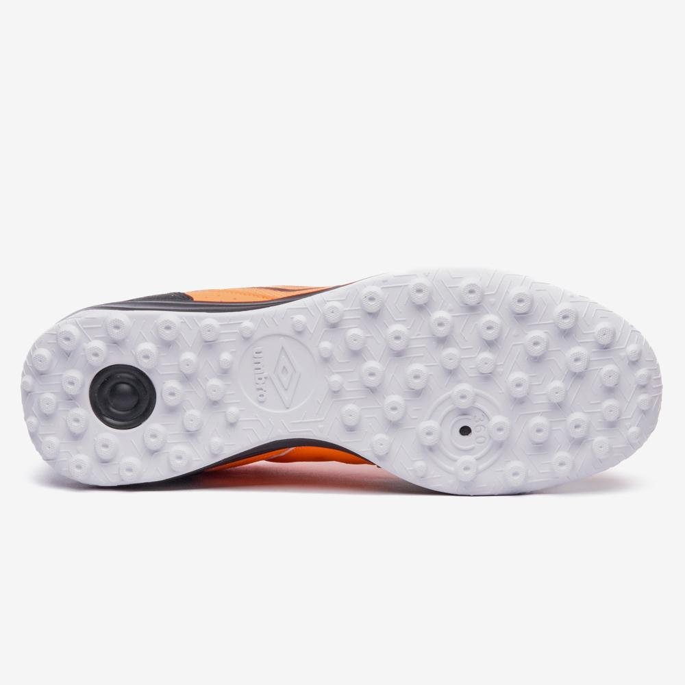 Chuteira Society Umbro Pro Challenge Uptake Laranja/Preto 5
