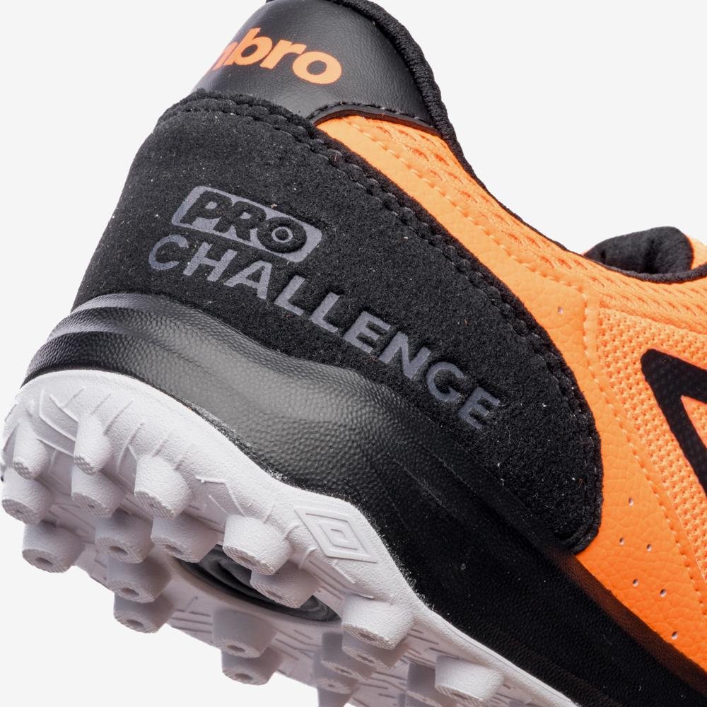 Chuteira Society Umbro Pro Challenge Uptake Laranja/Preto 8