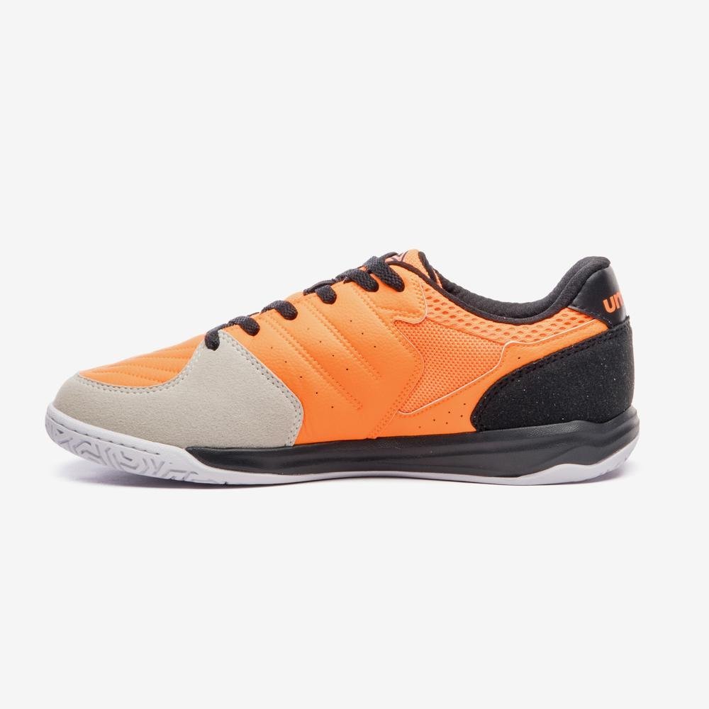 Chuteira Futsal Umbro Pro Challenge Uptake Laranja/Preto 3