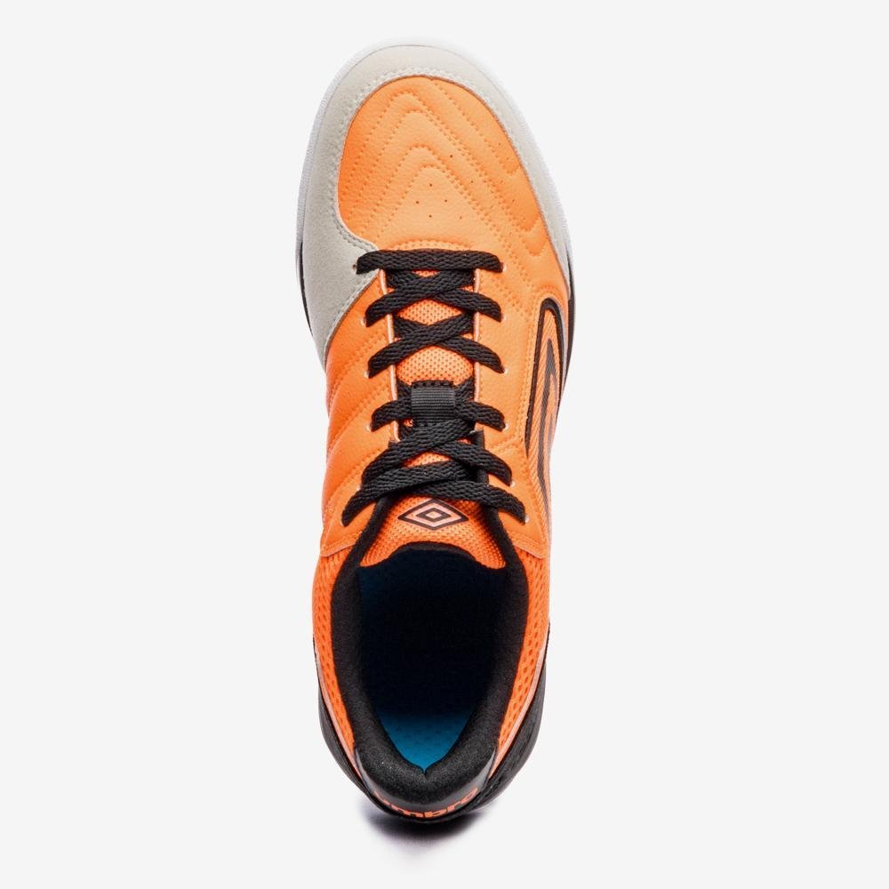 Chuteira Futsal Umbro Pro Challenge Uptake Laranja/Preto 4