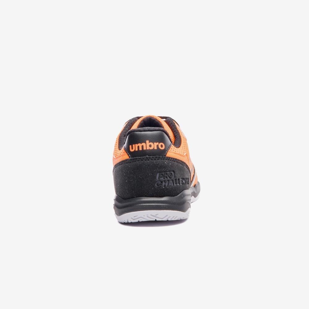 Chuteira Futsal Umbro Pro Challenge Uptake Laranja/Preto 6