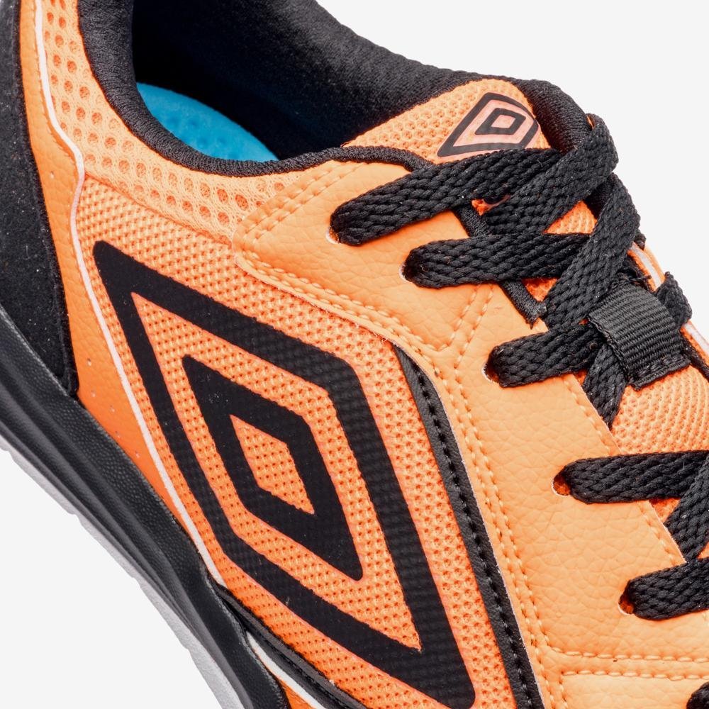 Chuteira Futsal Umbro Pro Challenge Uptake Laranja/Preto 8