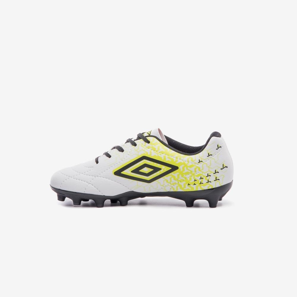 Chuteira Campo Umbro Class Neo Jr Cinza/Preto/Amarelo 2