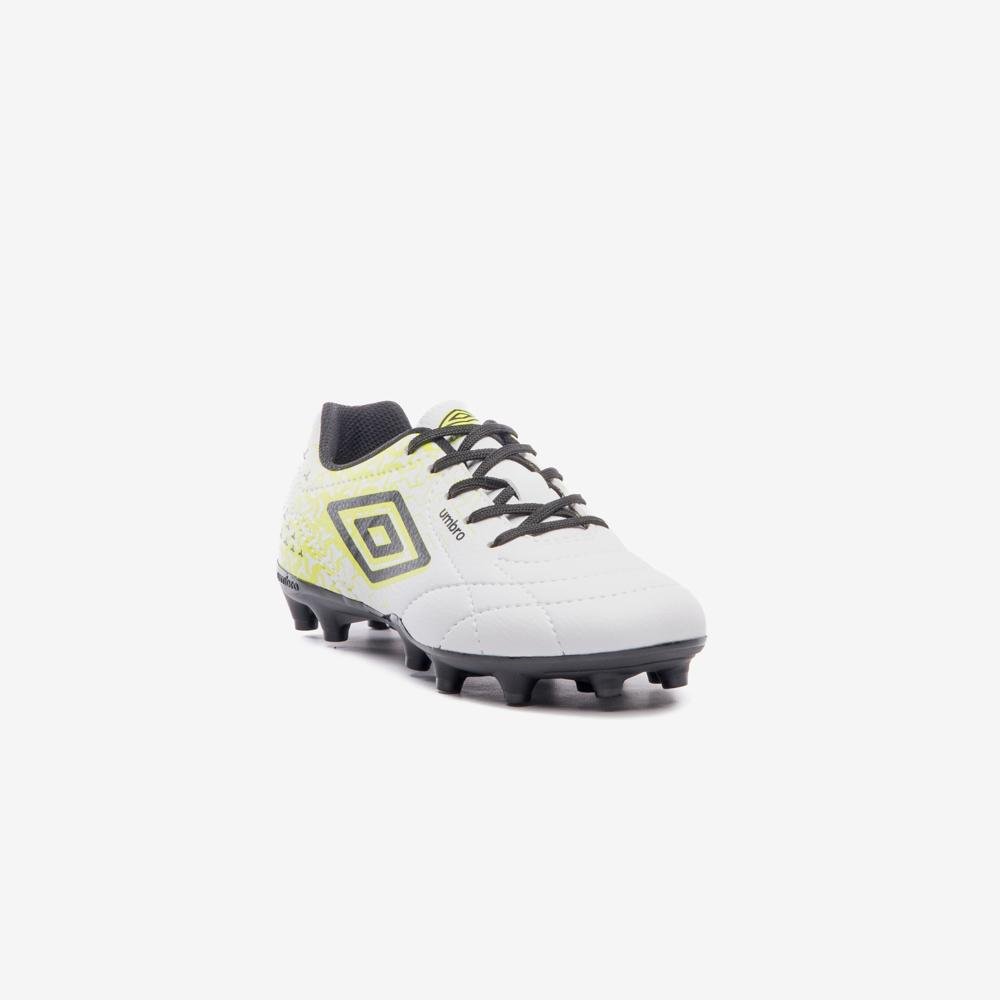 Chuteira Campo Umbro Class Neo Jr Cinza/Preto/Amarelo 3