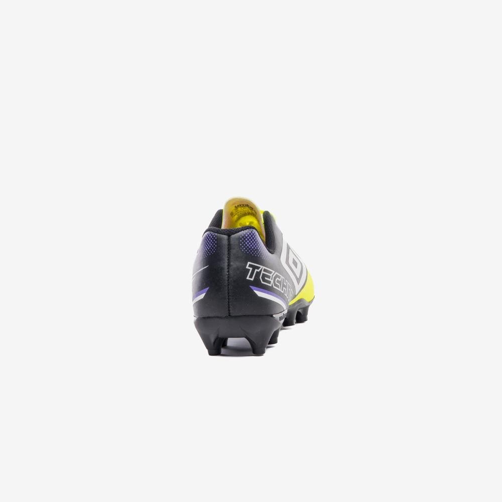 Chuteira Campo Umbro Techno II Jr Preto/Amarelo 6