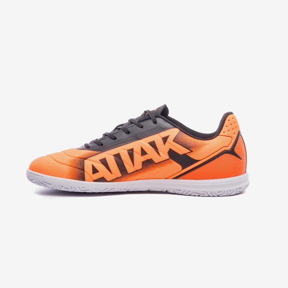 Chuteira Futsal Umbro Attak Iii Preto/Laranja 2