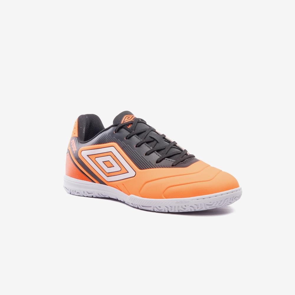 Chuteira Futsal Umbro Attak Iii Preto/Laranja 3