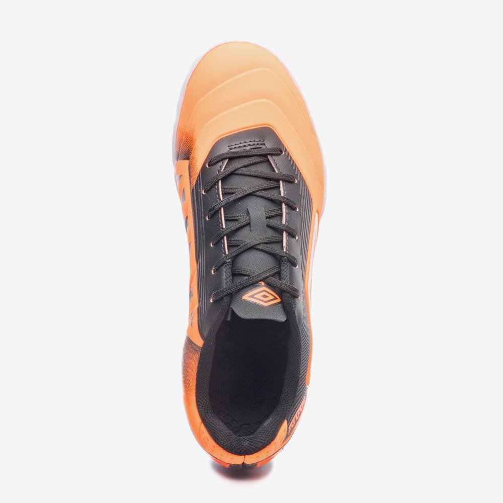 Chuteira Futsal Umbro Attak Iii Preto/Laranja 4