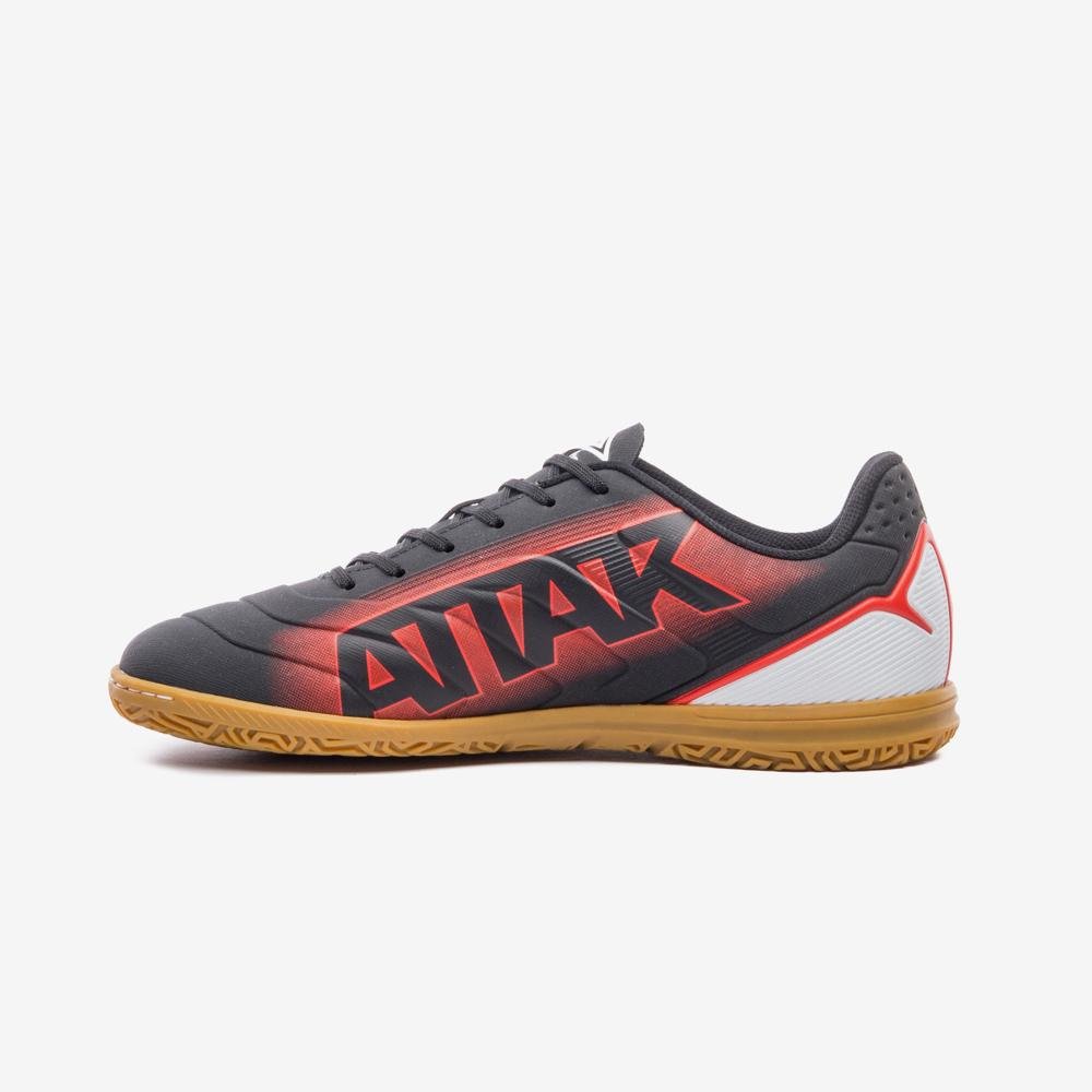 Chuteira Futsal Umbro Attak Iii Preto/Branco/Vermelho 2