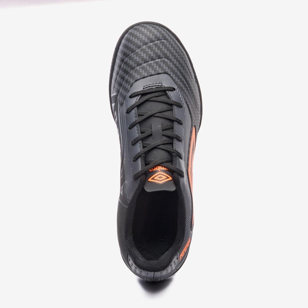 Chuteira Futsal Umbro Attak Iii Cinza/Laranja 4