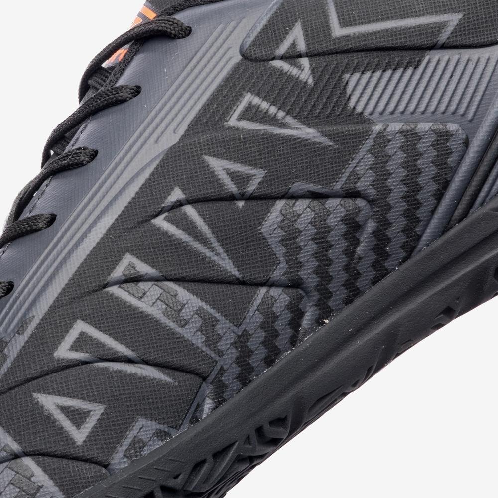 Chuteira Futsal Umbro Attak Iii Cinza/Laranja 8