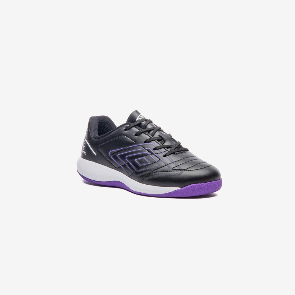Chuteira Futsal Umbro Br Futsal Jr Preto/Roxo 3