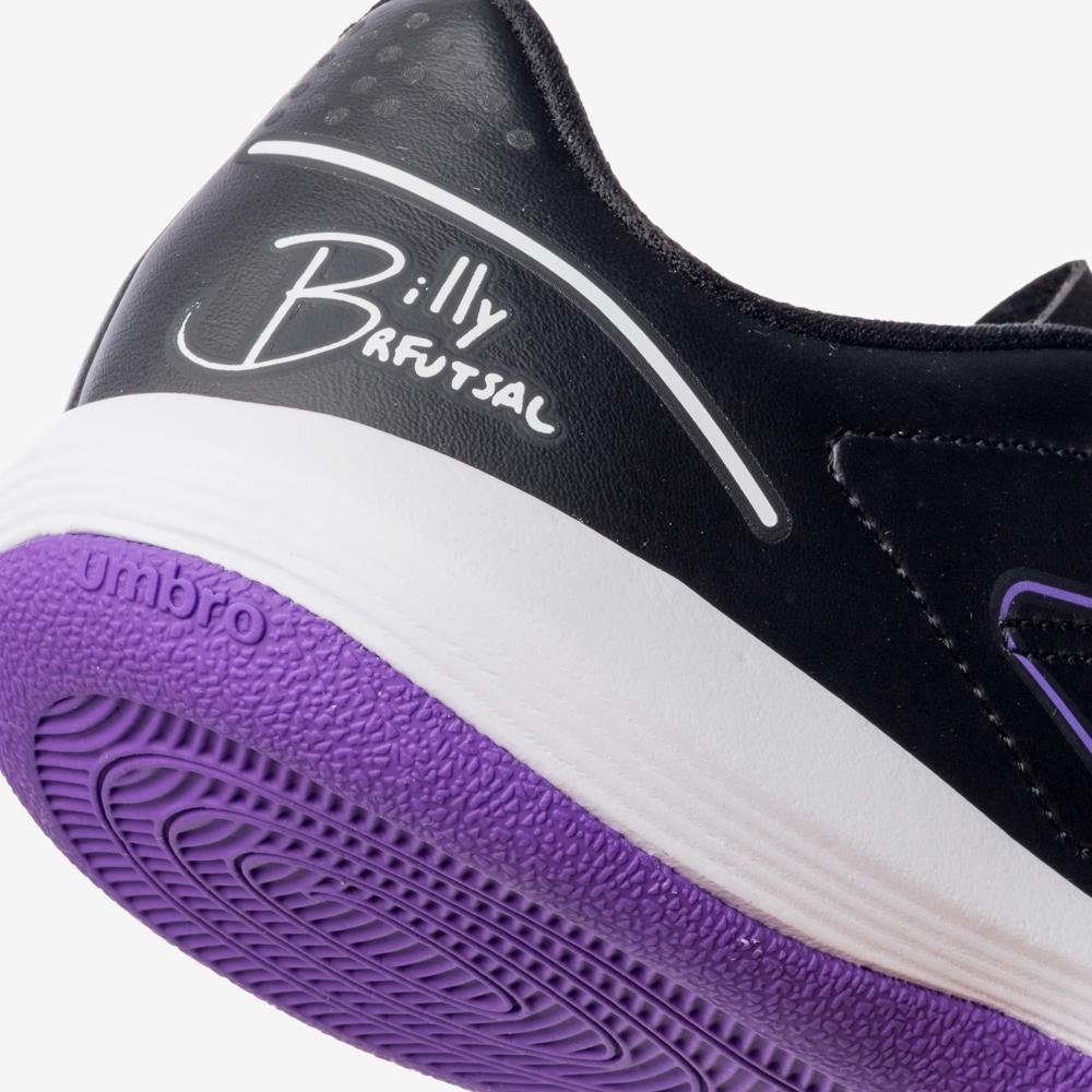 Chuteira Futsal Umbro Br Futsal Jr Preto/Roxo 7