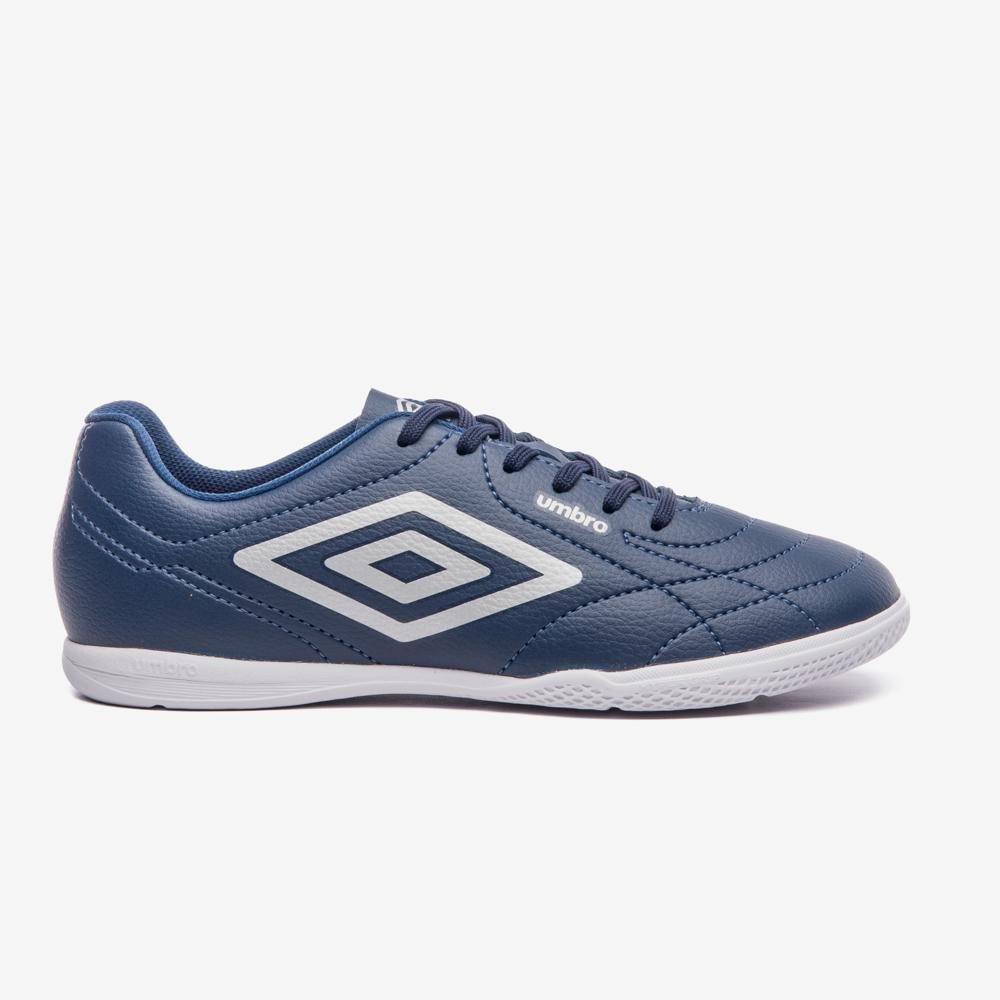Chuteira Futsal Umbro Class Footballer Azul/Branco 1